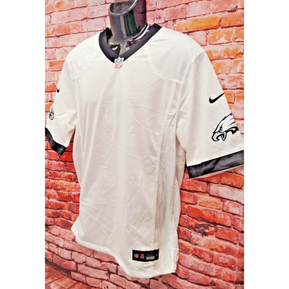 Philadelphia Eagles Jersey Women's Medium White Nike NFL Football Sports V Neck - Picture 3 of 5